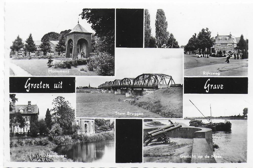 Grave Ongelopen Ansichtkaart (B6818 ), Ophalen of Verzenden, Voor 1920, Ongelopen