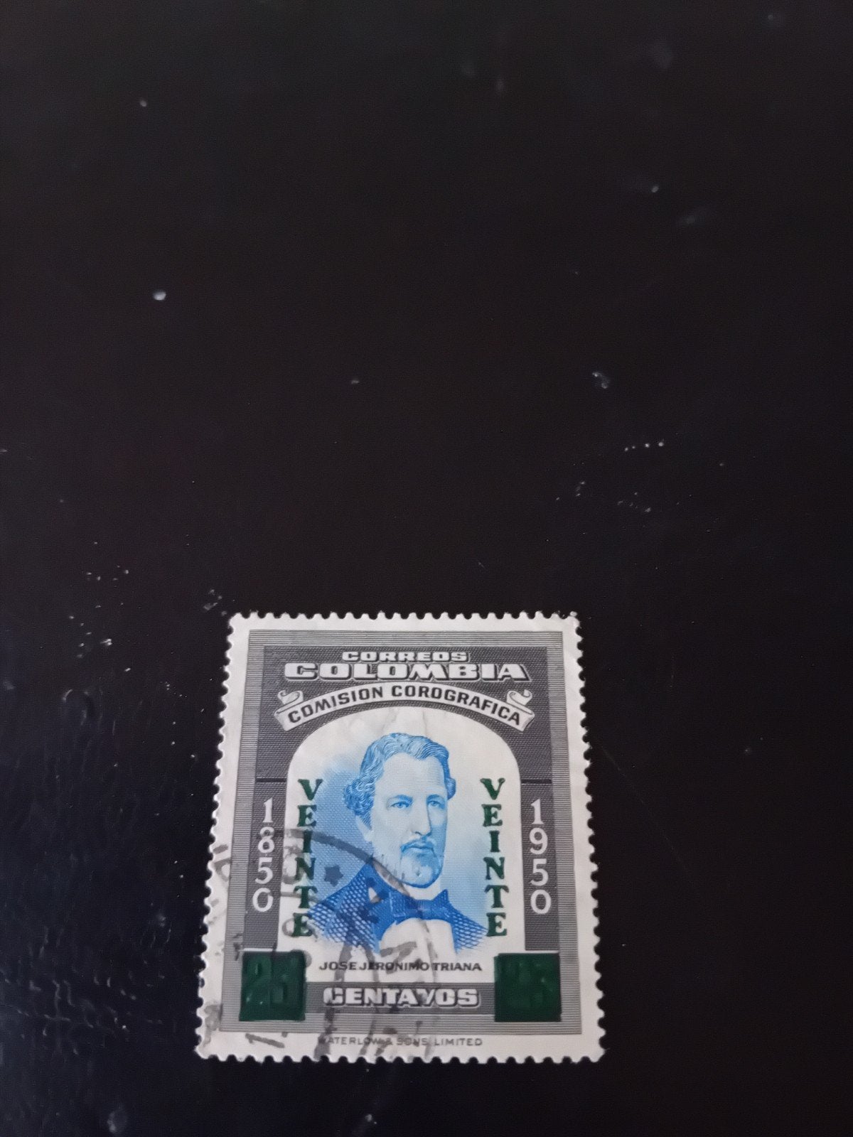Colombia postzegel 1950 - Jose Jeronimo Triana, Ophalen of Verzenden, Gestempeld
