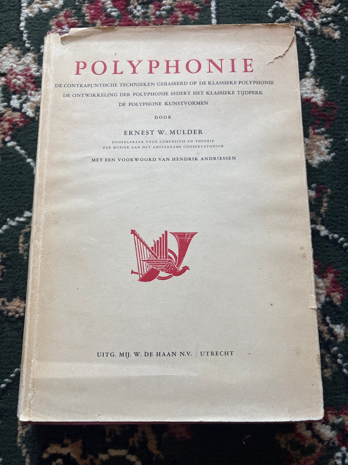 Polyphonie - Ernest W. Mulder (Muziektheorie), Boeken, Muziek, Ophalen of Verzenden, Gelezen, Algemeen