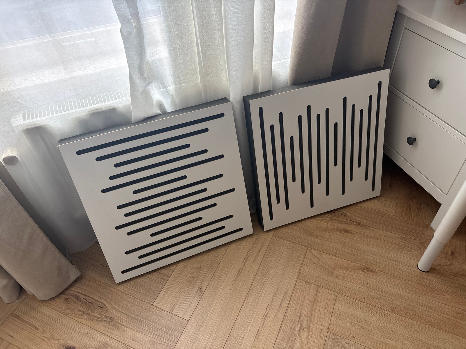 3x Geluidsisolatie Panelen - Wit/Zwart Design, Ophalen of Verzenden, Zo goed als nieuw
