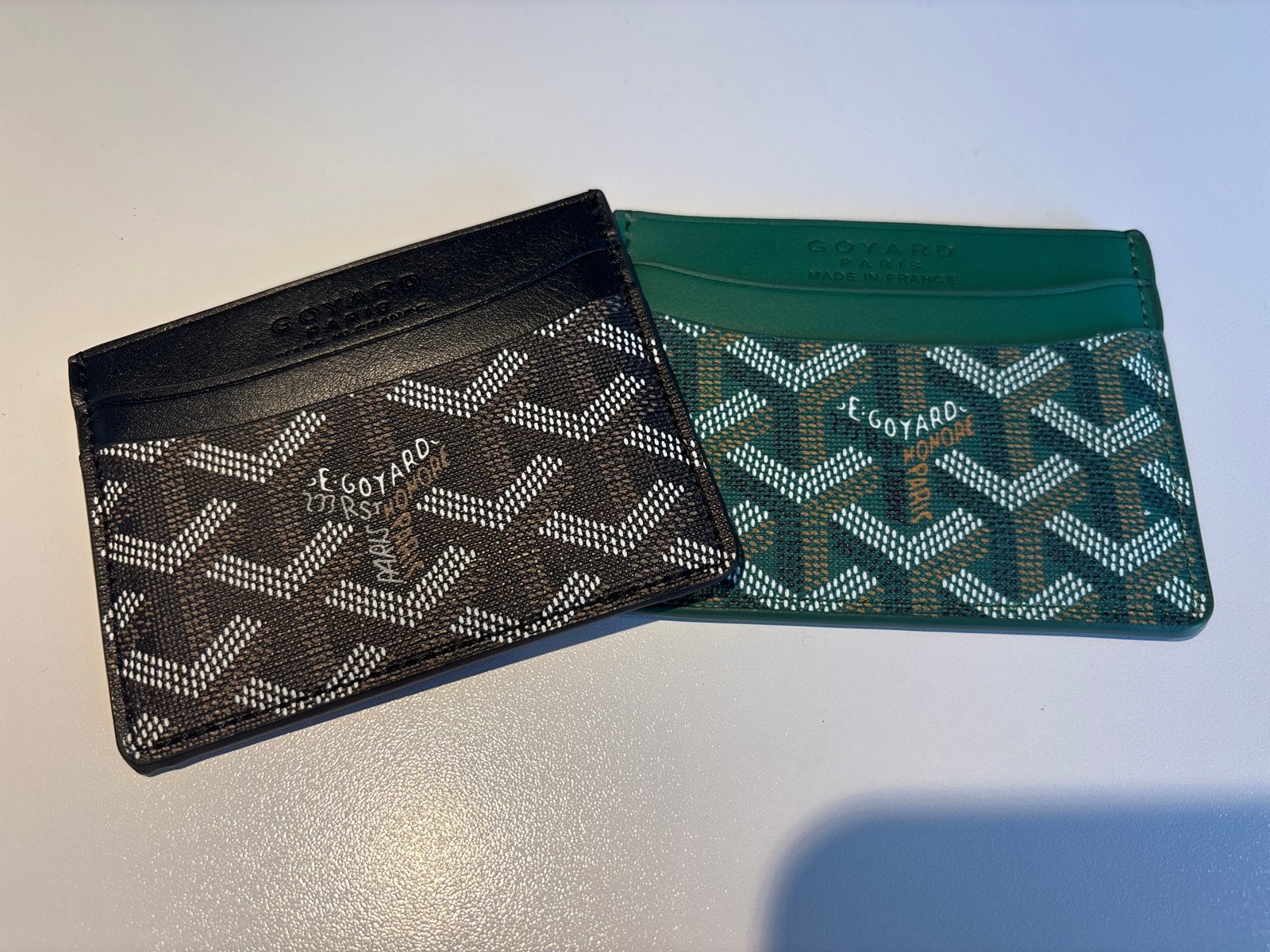 Goyard Portemonnee Groen, Ophalen of Verzenden, Gebruikt, Groen, Overige merken