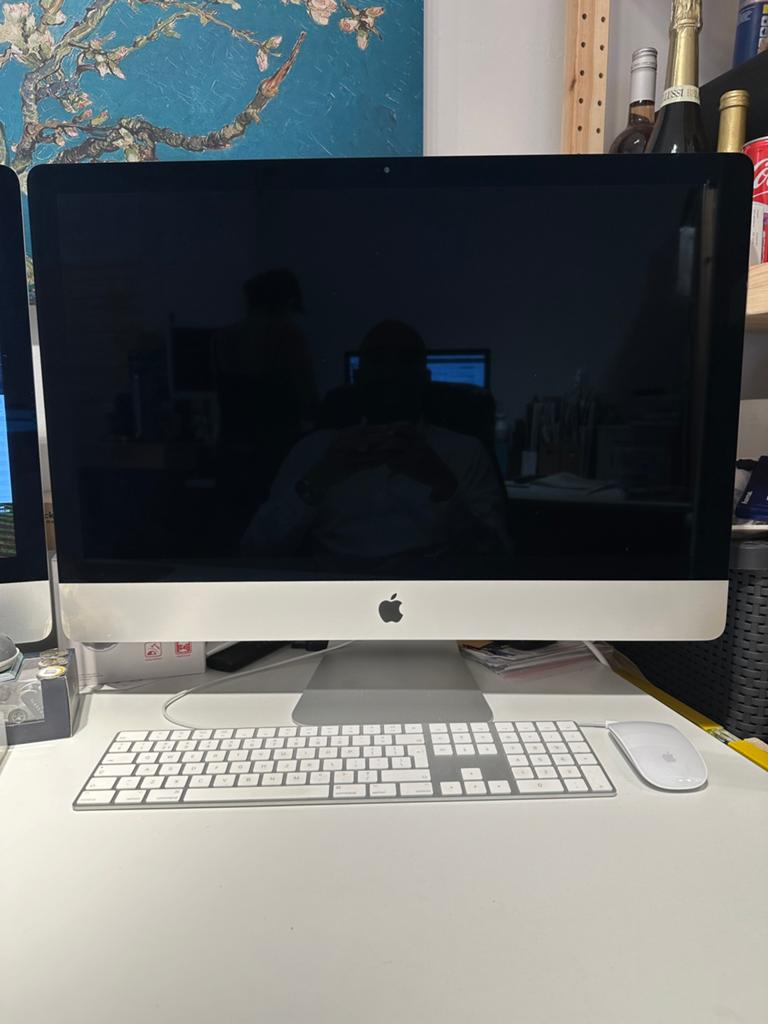 Apple imac 27 inch 3,7 6-core intel core i5 radeon pro 580x, Computers en Software, Apple Desktops, Ophalen of Verzenden, Zo goed als nieuw