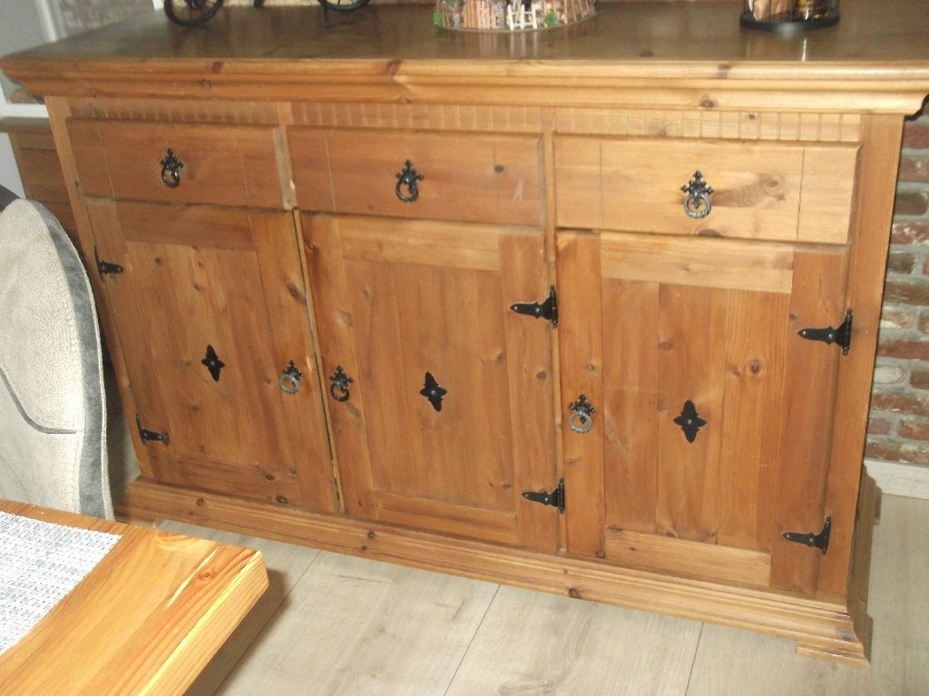 Massief grenen meubelen, Ophalen, Grenenhout, Gebruikt, 100 tot 150 cm