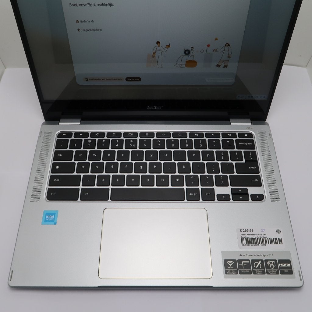 Acer Chromebook Spin 314 Touchscreen | in Nette Staat, Acer, Zo goed als nieuw, Support@acer.com, 8F, No. 88, Sec. 1, Xintai 5th Rd.
Xizhi District, New Taipei City 221
Taiwan
