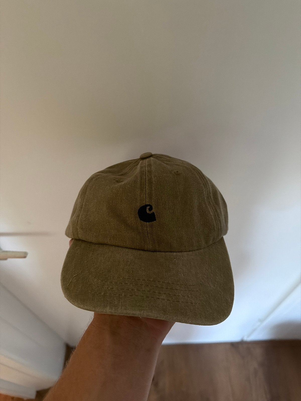 Carhartt Pet Khaki NIEUW - Stijlvolle en Comfortabele Cap, Ophalen, Nieuw, One size fits all, Pet