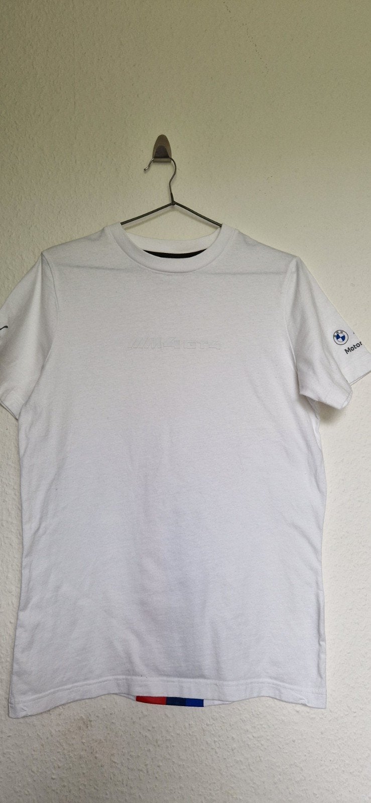 Puma BMW Motorsport T-shirt - Wit, Ophalen of Verzenden, Zo goed als nieuw, Overige maten