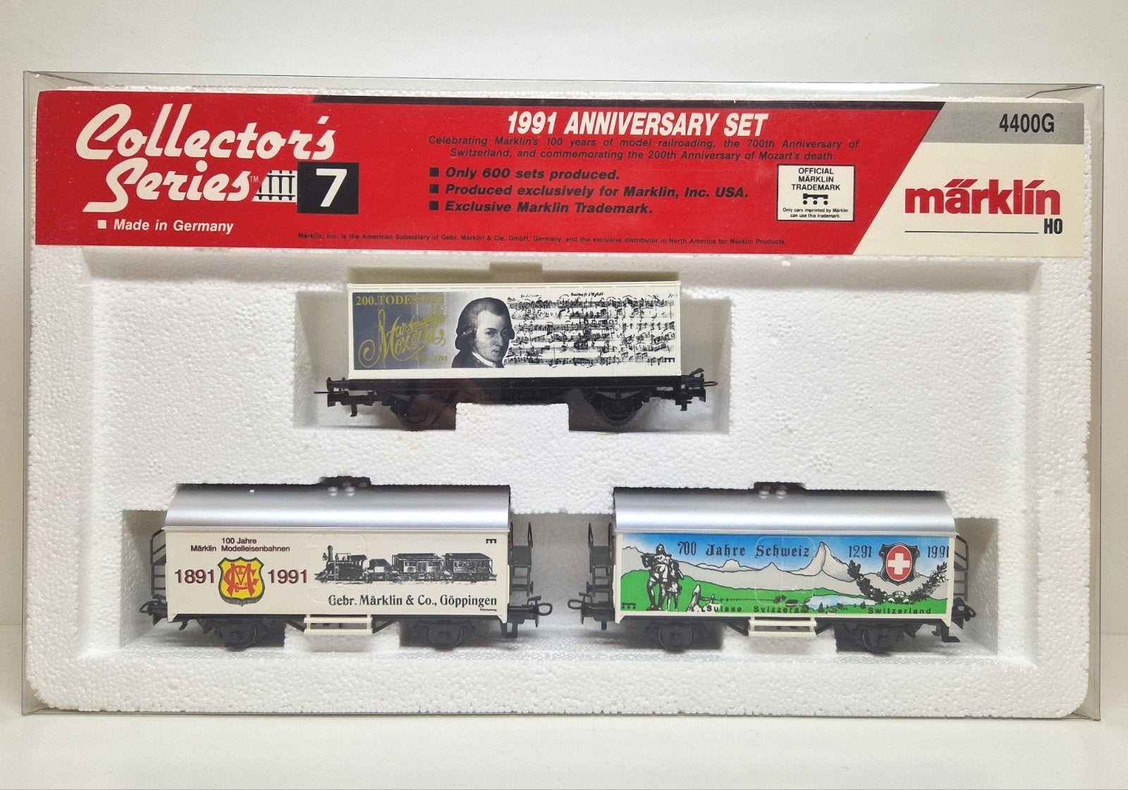 Märklin H0 4400G Collector's series 1991 anniversary set., Hobby en Vrije tijd, Modeltreinen | H0, Ophalen, Treinset, Gelijkstroom of Wisselstroom