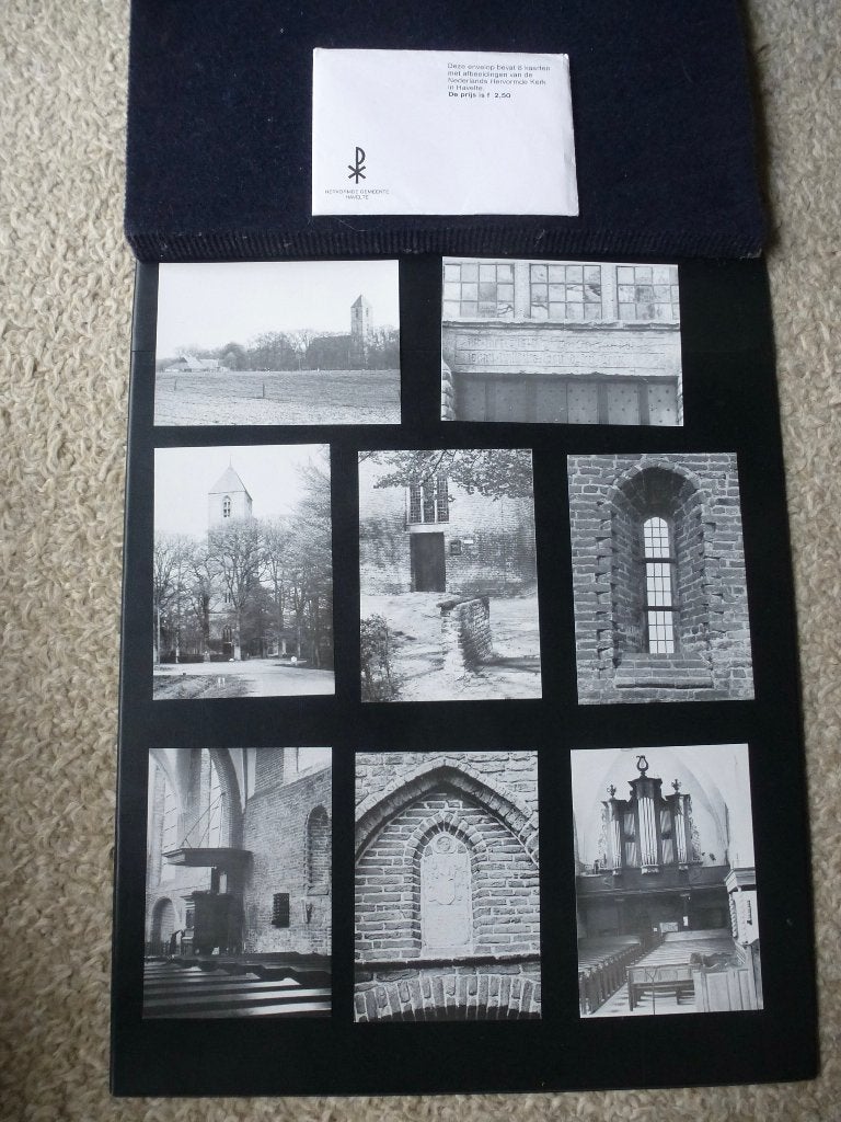 8 ansichtkaarten kerk in Havelte, 1979, Ophalen of Verzenden, 1960 tot 1980, Ongelopen, Drenthe