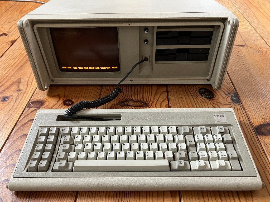 IBM Portable PC 5155 uit 1984, Computers en Software, Vintage Computers, Ophalen, IBM