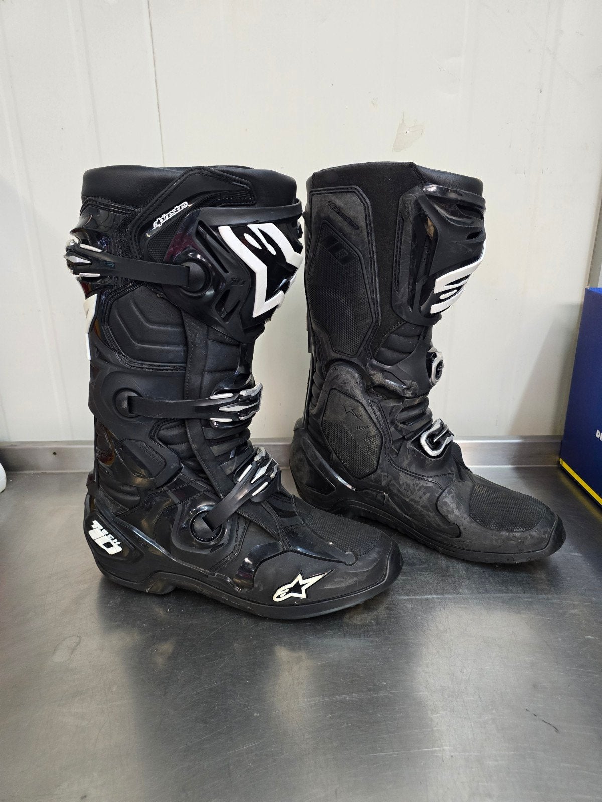 alpinestars tech 10 crosslaarzen, Motoren, Ophalen of Verzenden, Tweedehands, Laarzen