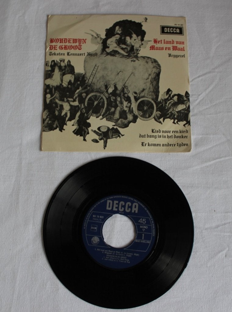 Boudewijn de groot - het land van maas en waal, Cd's en Dvd's, Vinyl Singles, Ophalen of Verzenden, Zo goed als nieuw, 7 inch