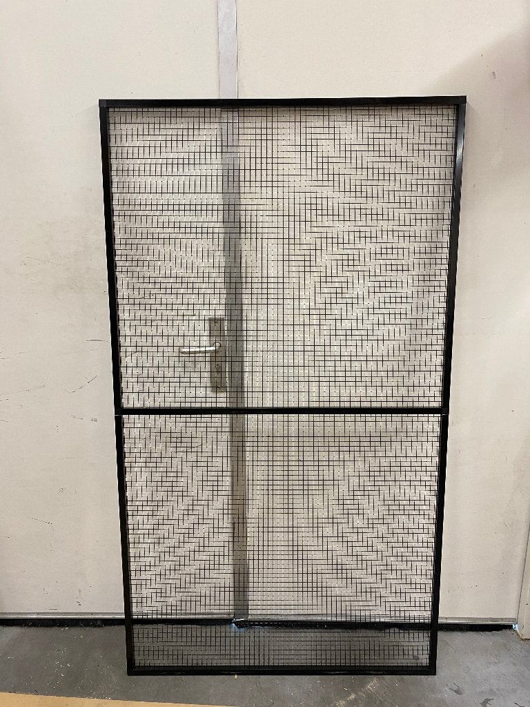 volière panelen met zwart gaas | gaaspaneel | deurpaneel, Ophalen of Verzenden, Nieuw, Aluminium, Volière