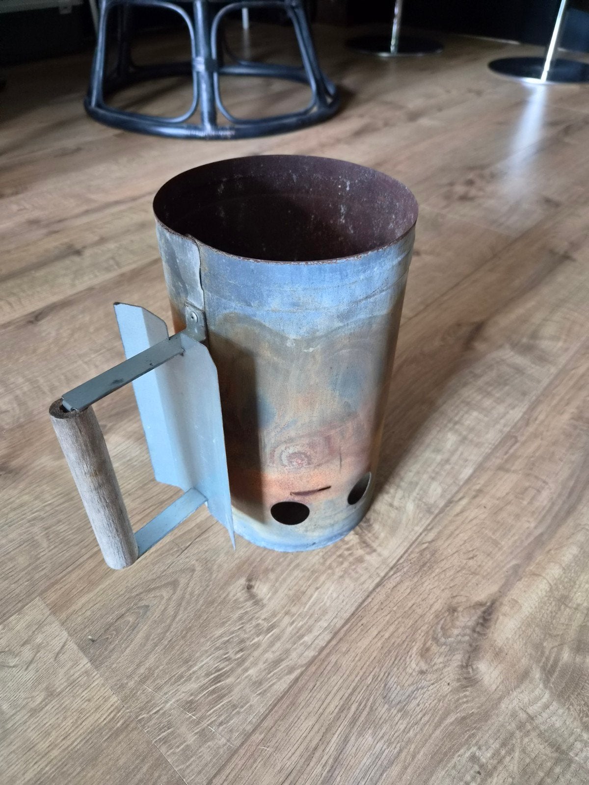Kolen & brikettenstarter, Ophalen, Gebruikt