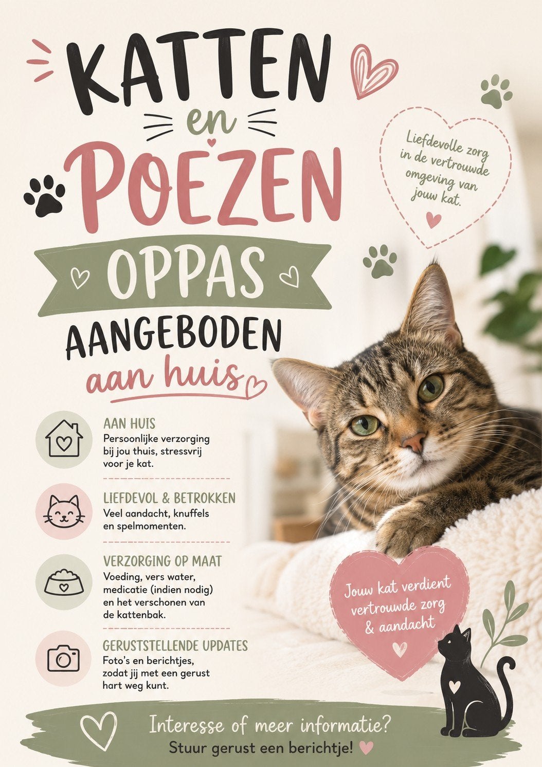Katten en poezen oppas aangeboden  Vlaardingen Holy, Ophalen
