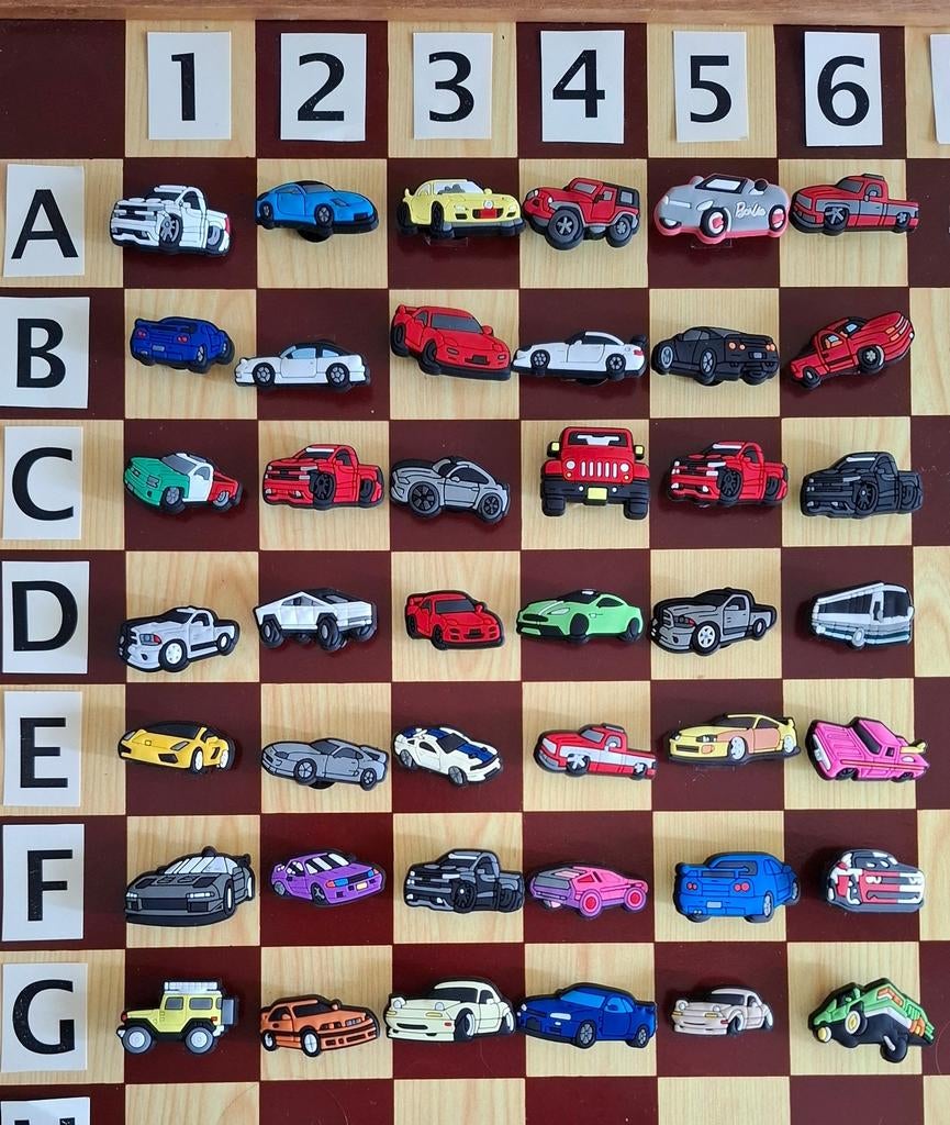 31: Auto's Schoenbedels Charms voor de Crocs, Overige merken, 1:50 of kleiner, Overige typen, Ophalen of Verzenden