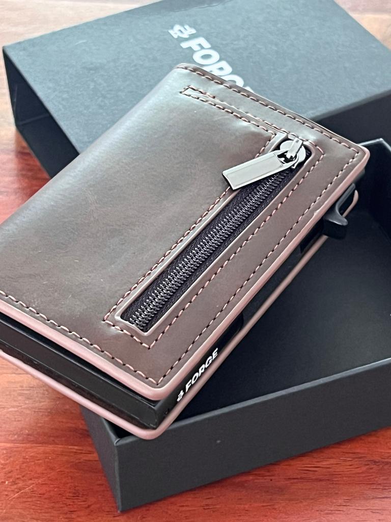 FORGE wallet leer, Overige merken, Bruin, Nieuw, Ophalen of Verzenden