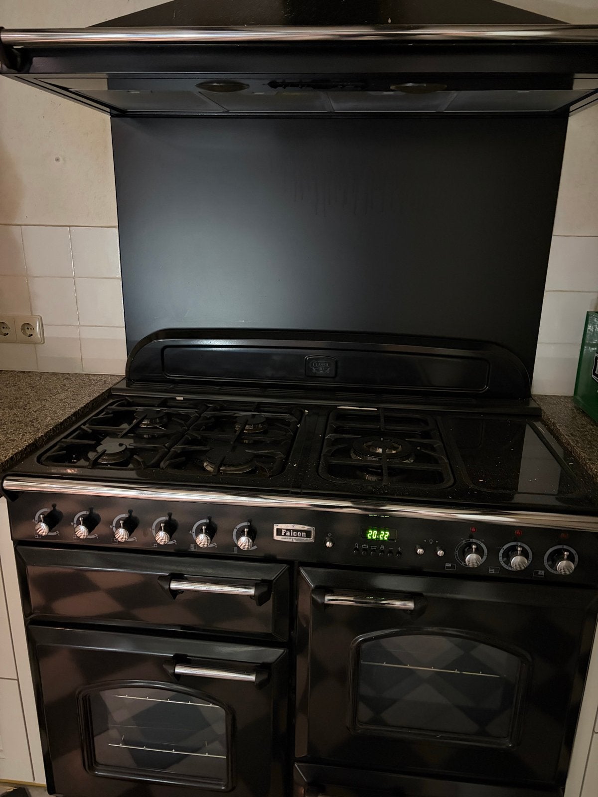 Falcon Gasfornuis met 5 pitten en 2 ovens, Ophalen, Gebruikt, 60 cm of meer, Gas