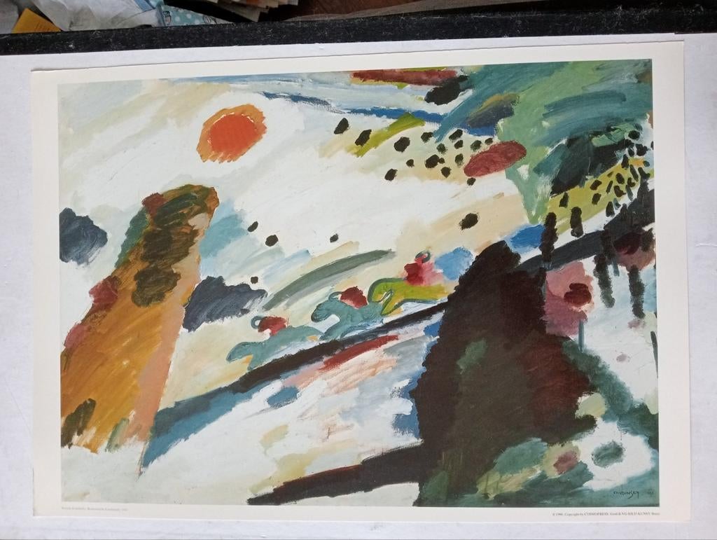 Kandinsky print, Ophalen of Verzenden