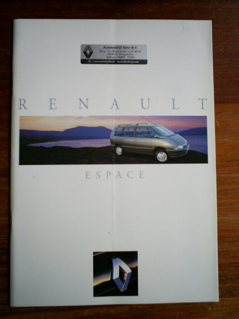 Renault Espace [ augustus 1992 ], Boeken, Ophalen of Verzenden, Zo goed als nieuw, Renault