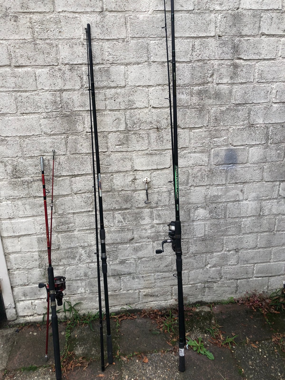 3 hengel Carbon, Watersport en Boten, Ophalen of Verzenden, Zo goed als nieuw