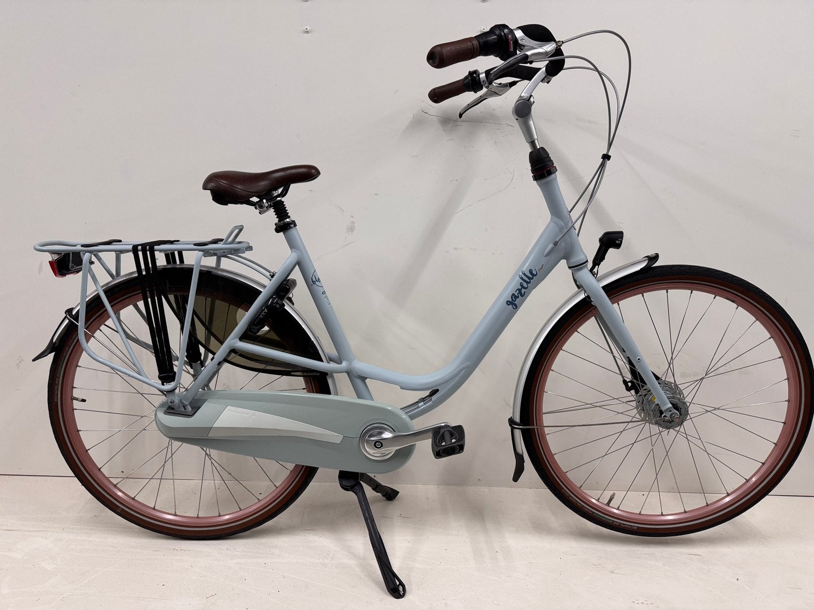 Gazelle Bloom moederfiets zeer nette staat 57cm 7 versnellin, Fietsen en Brommers, Ophalen, 2 zitjes, Versnellingen, 56 cm of meer