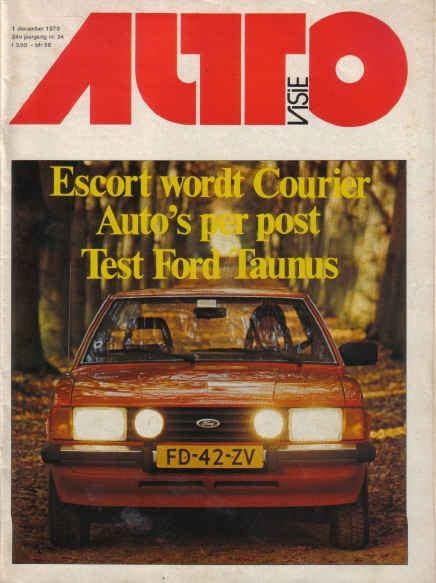 Autovisie 24 1979 : Ford Taunus 1.6 - Escort - Datsun 280 ZX, Ophalen of Verzenden, Gelezen, Algemeen