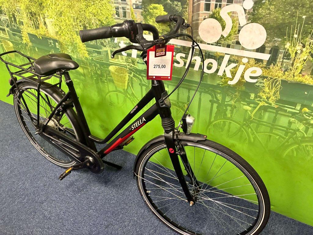 Fietshokje Raaks : Stella Vicenza Nero Damesfiets 50cm, Fietsen en Brommers, Niet ingevuld, Versnellingen, Ophalen of Verzenden