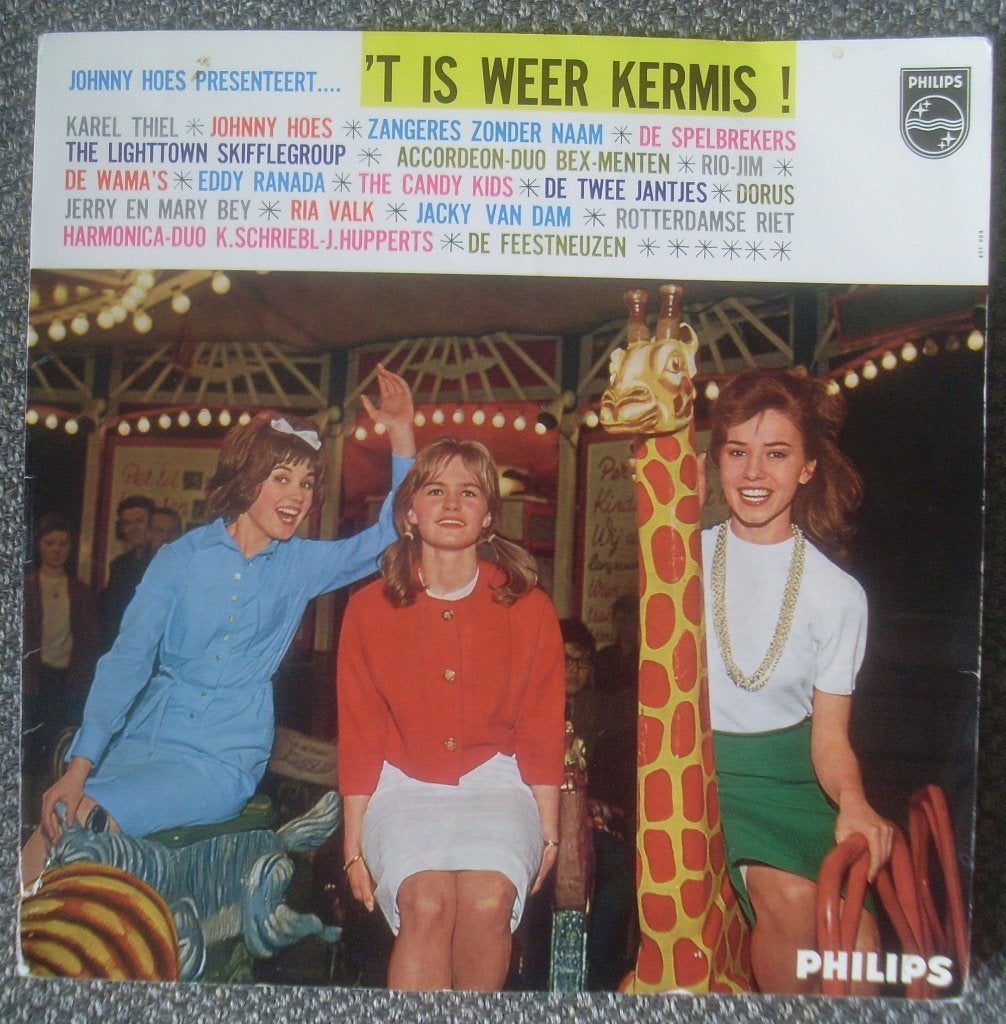Johnny Hoes presenteert : 'T Is Weer Kermis ! (10") 1962, LP, Gebruikt, 10 inch, Ophalen of Verzenden