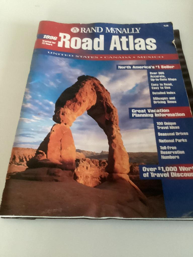 Rand McNally Road Atlas 1996 - VS, Canada, Mexico, Gelezen, Overige atlassen, Ophalen of Verzenden, 1800 tot 2000