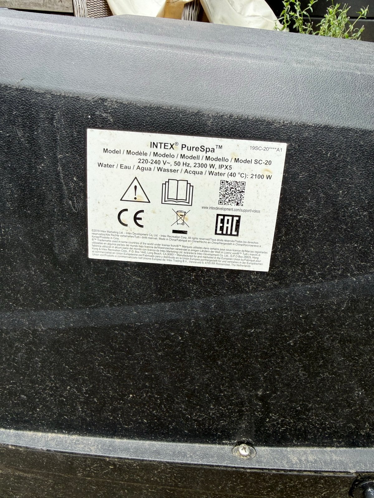 Intex PureSpa Pomp/Filter/Verwarming voor Jacuzzi, Ophalen of Verzenden, Gebruikt, Filter, Vast