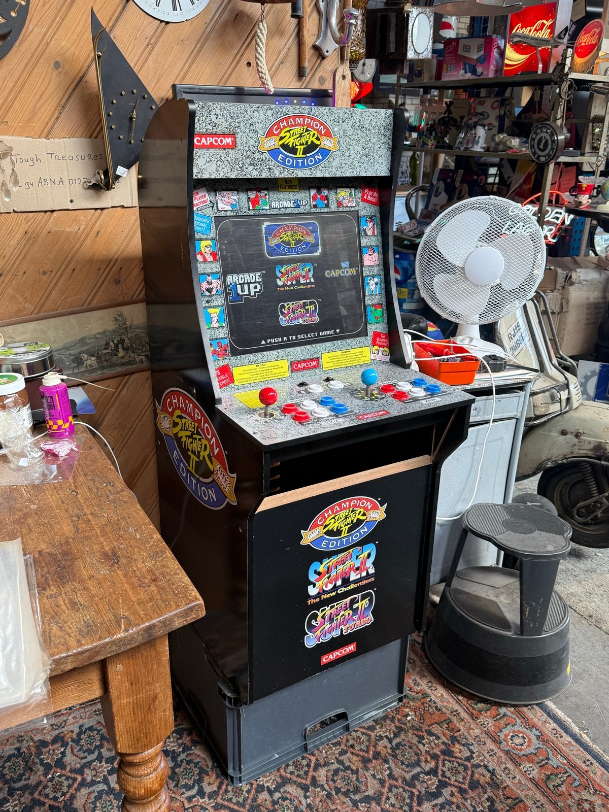Arcadekast Street Fighter II Champion Edition - 3 Spellen, Ophalen, Gebruikt, X, X