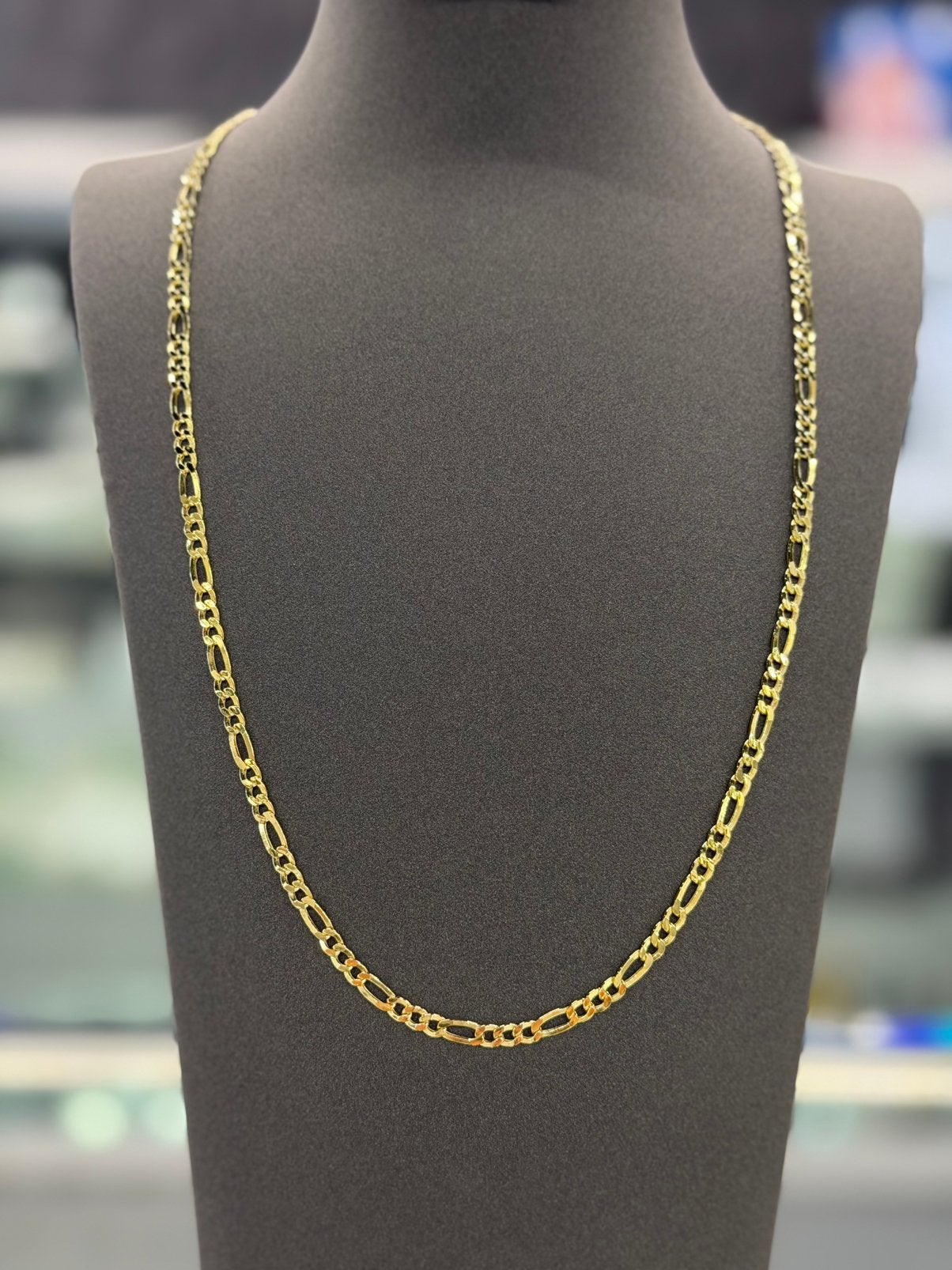 14 Karaat Goud - Figaro Ketting - Nieuw - 7.23 Gram, Sieraden, Tassen en Uiterlijk, Kettingen, Ophalen of Verzenden, Nieuw, Goud