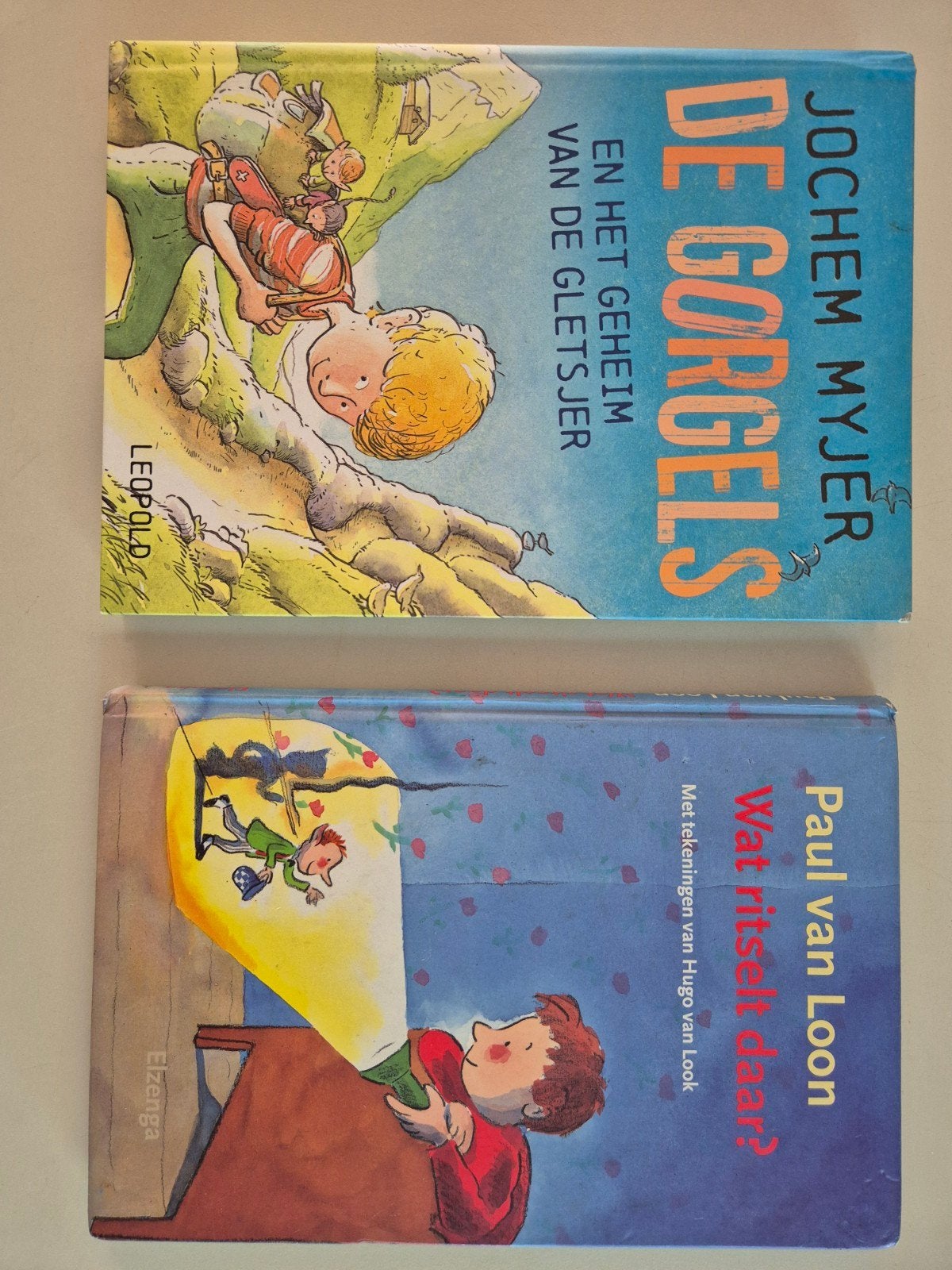 Jochem Myjer De Gorgels & Paul van Loon Wat ritselt daar?, Boeken, Ophalen, Gelezen, Fictie algemeen