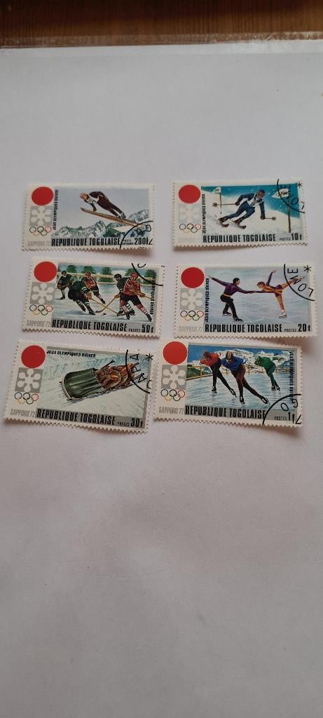 8056 togolaise winterspelen sapporo 1972, Postzegels en Munten, Verzenden, Overige landen