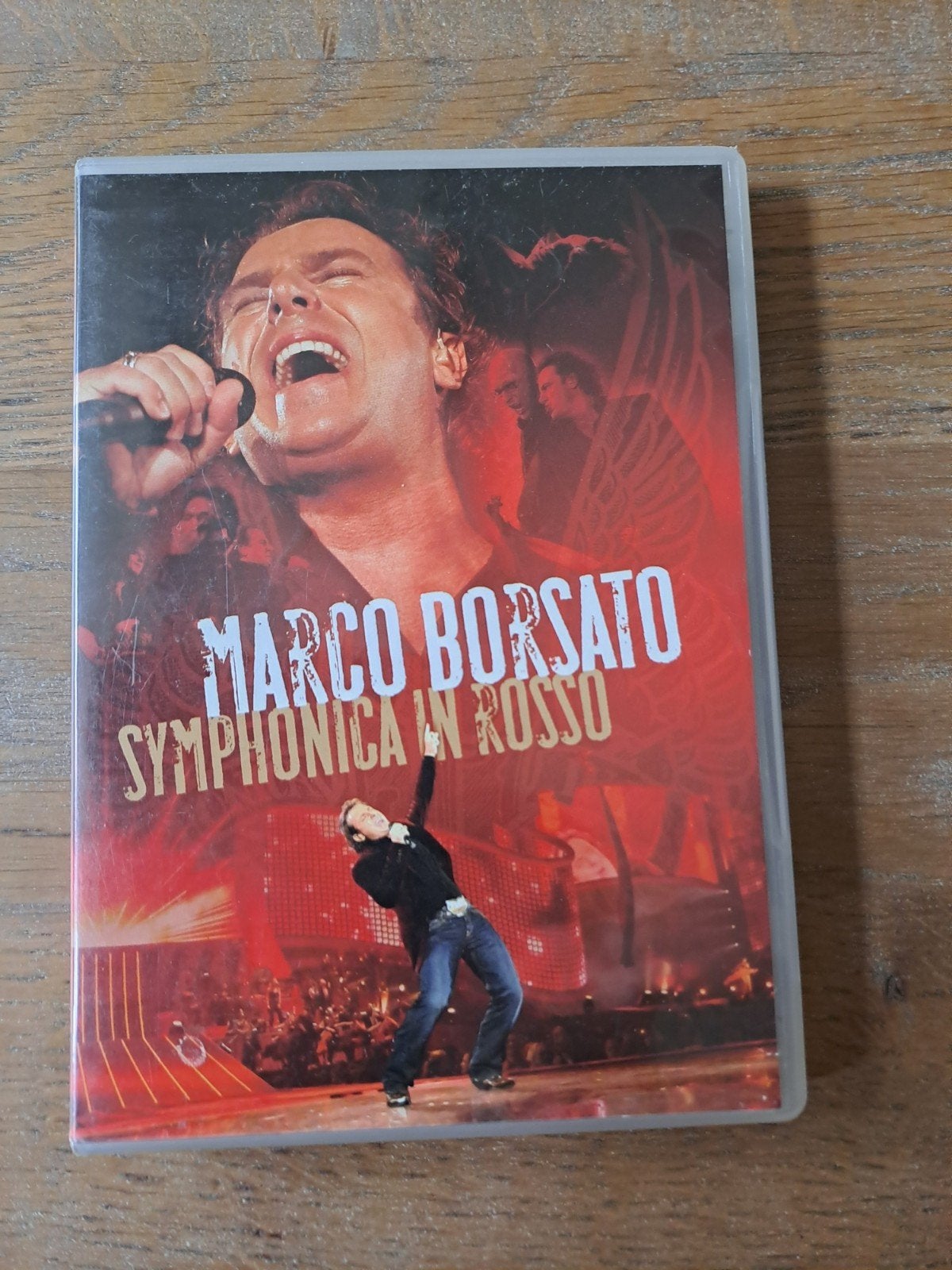 dvd, Marco Borsato - Symphonica in Rosso, Cd's en Dvd's, Alle leeftijden, Zo goed als nieuw, Inclusief boekje, Concert