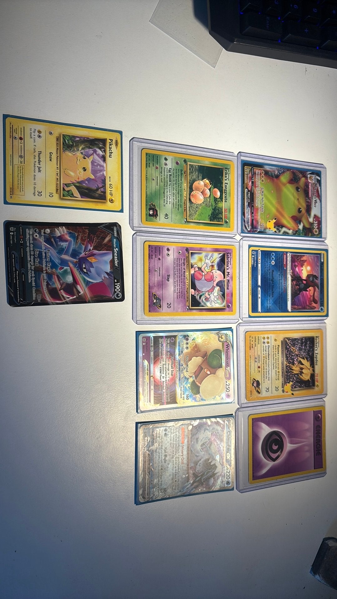 10 speciale pokemon kaarten, Ophalen of Verzenden, Zo goed als nieuw, Meerdere kaarten