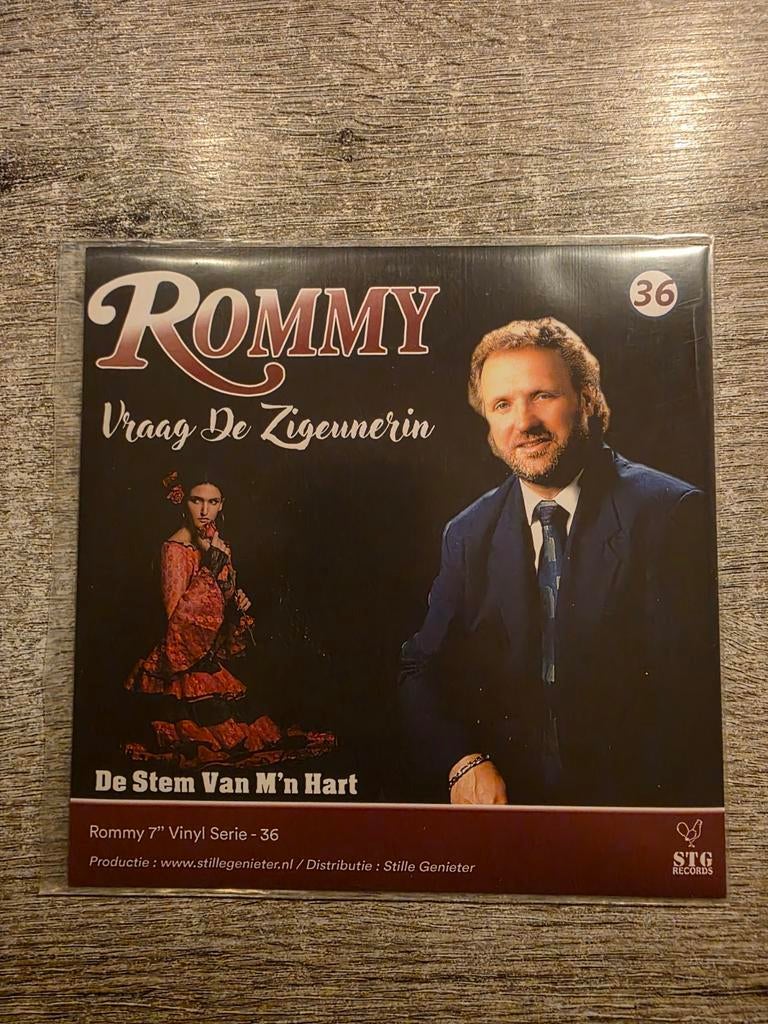 7″ – Rommy – Vraag De Zigeunerin / De Stem Van M'n – Deel 36, Ophalen of Verzenden, 7 inch, Levenslied of Smartlap