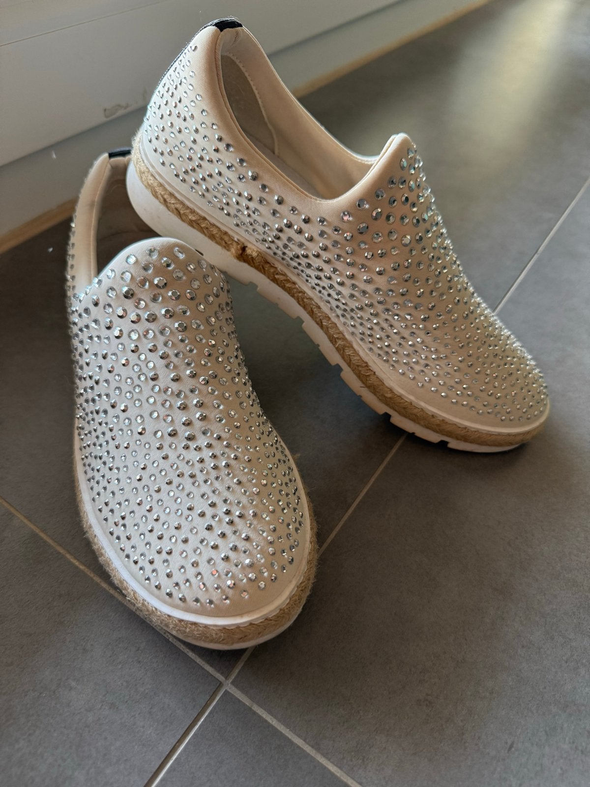 RDA instapsneakers/espadrilles maat 38, Kleding | Dames, Wit, Ophalen of Verzenden, Zo goed als nieuw, Espadrilles of Moccasins