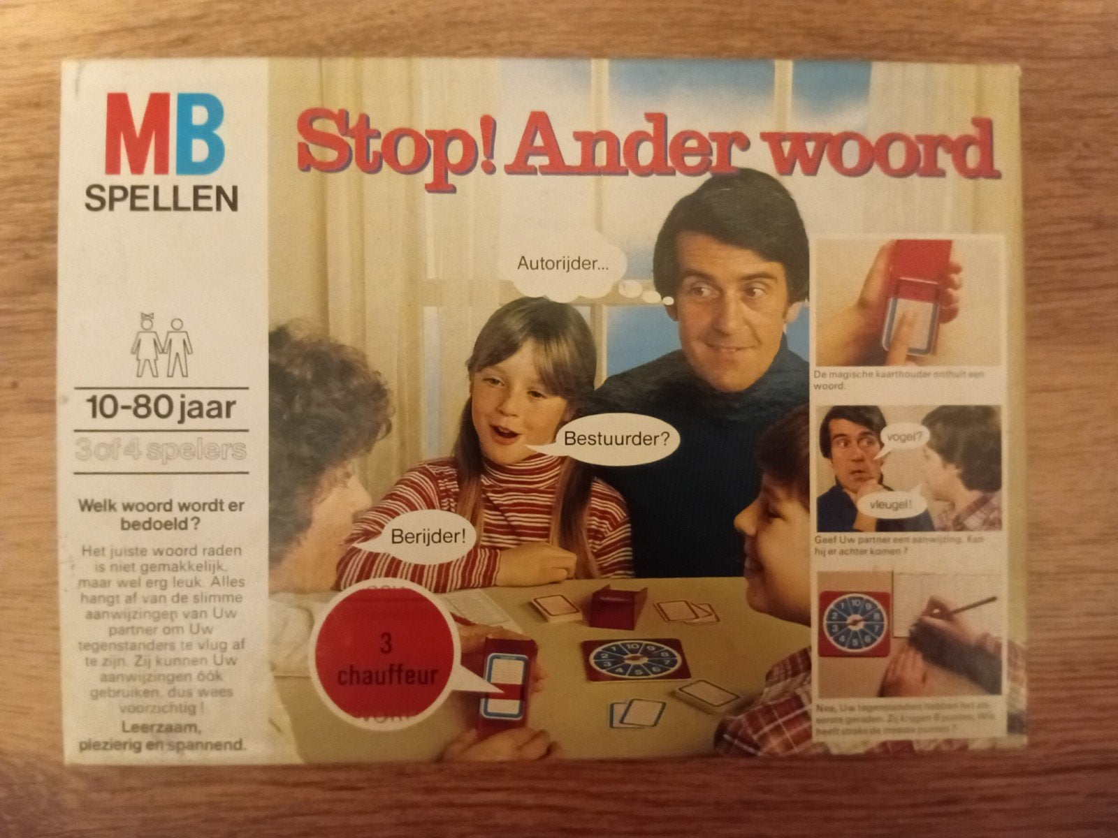 MB Spellen Stop! Ander woord bordspel, Hobby en Vrije tijd, Gezelschapsspellen | Bordspellen, Drie of vier spelers, Ophalen of Verzenden