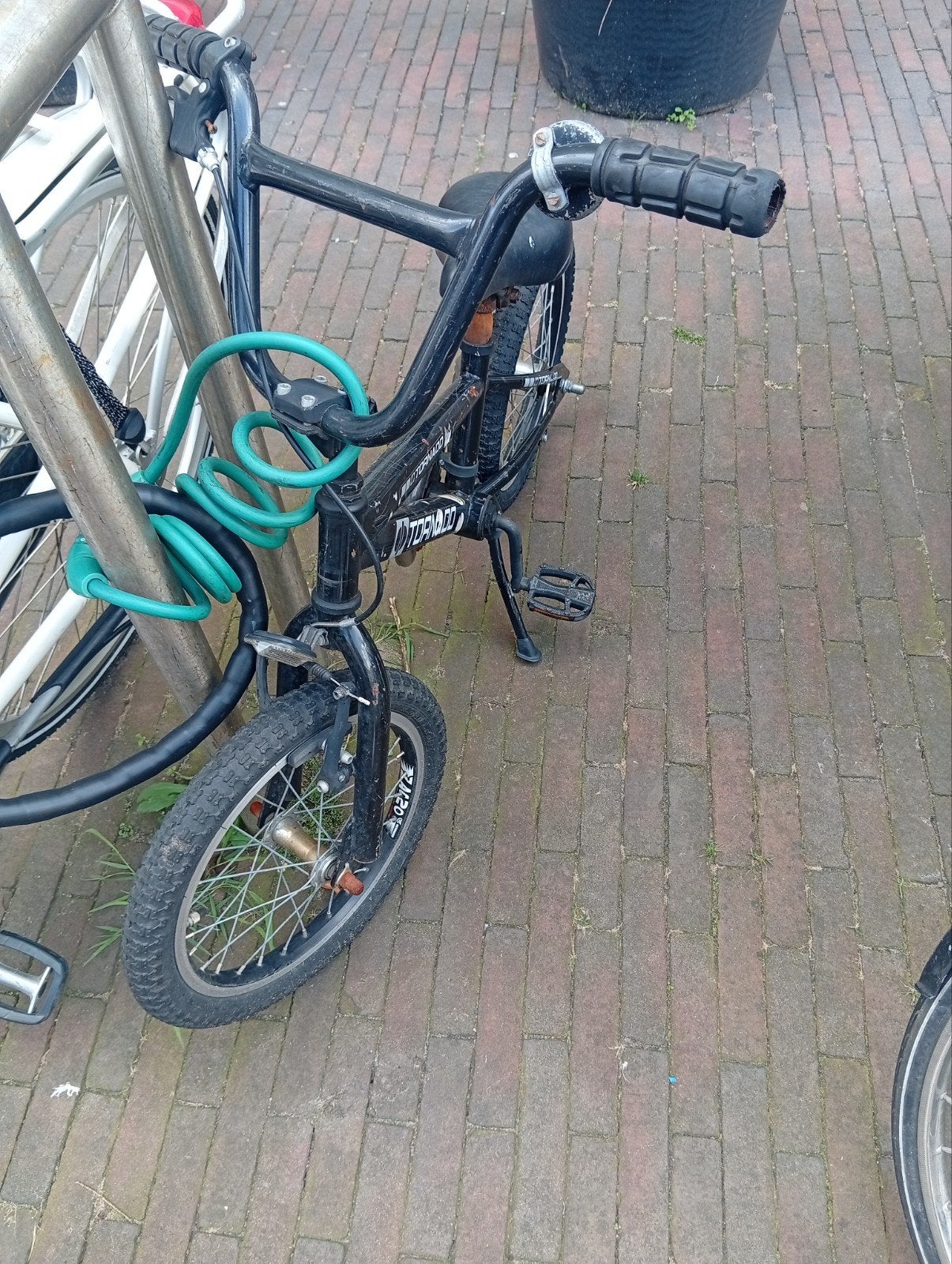 Kinderfiets crossfiets 16 inch, Fietsen en Brommers, Ophalen, Terugtraprem, Tornado, 16 tot 20 inch