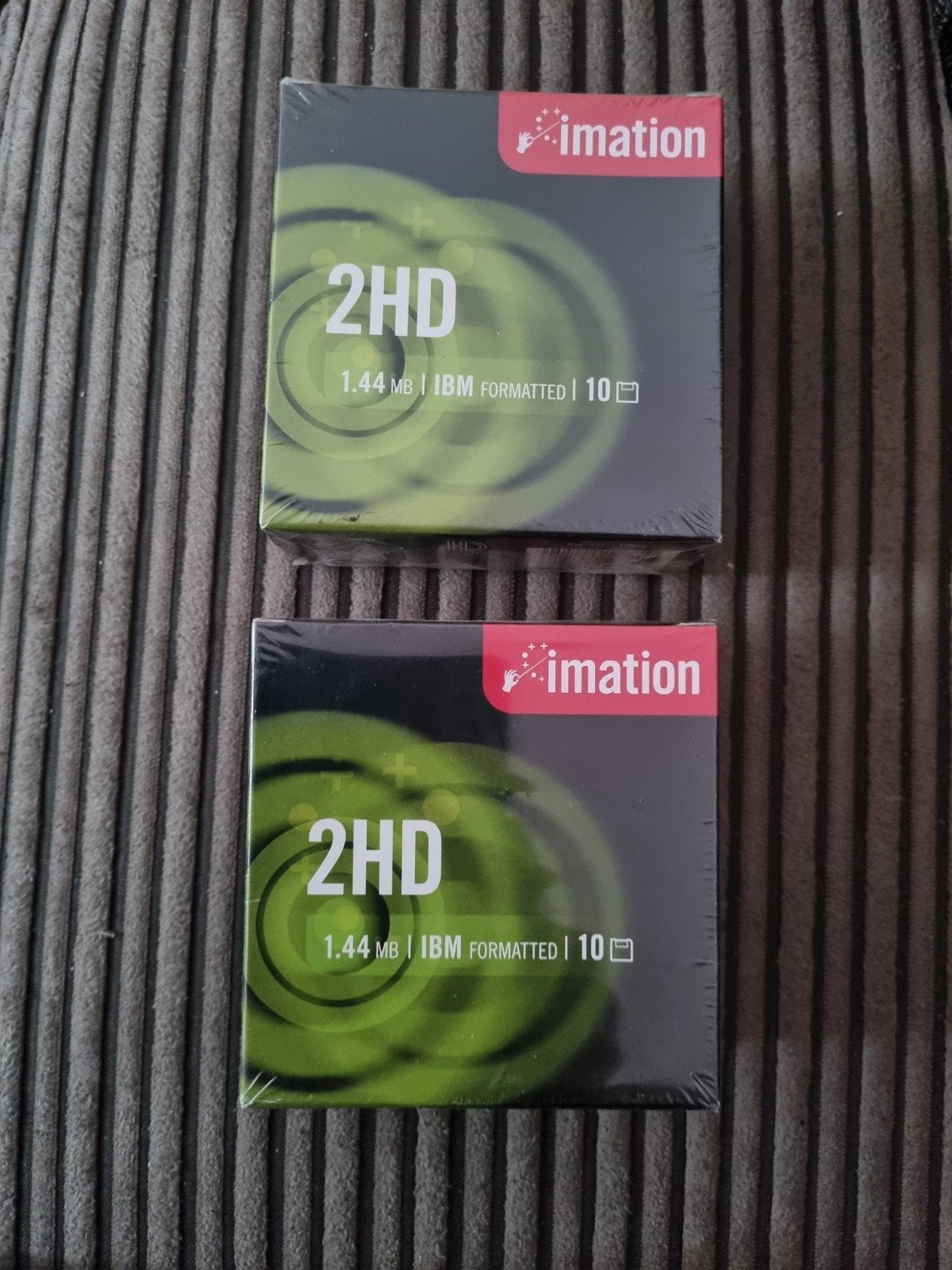 2x Imation 2HD 1.44 MB IBM Geformatteerde Diskettes (Nieuw), Ophalen of Verzenden, Nieuw