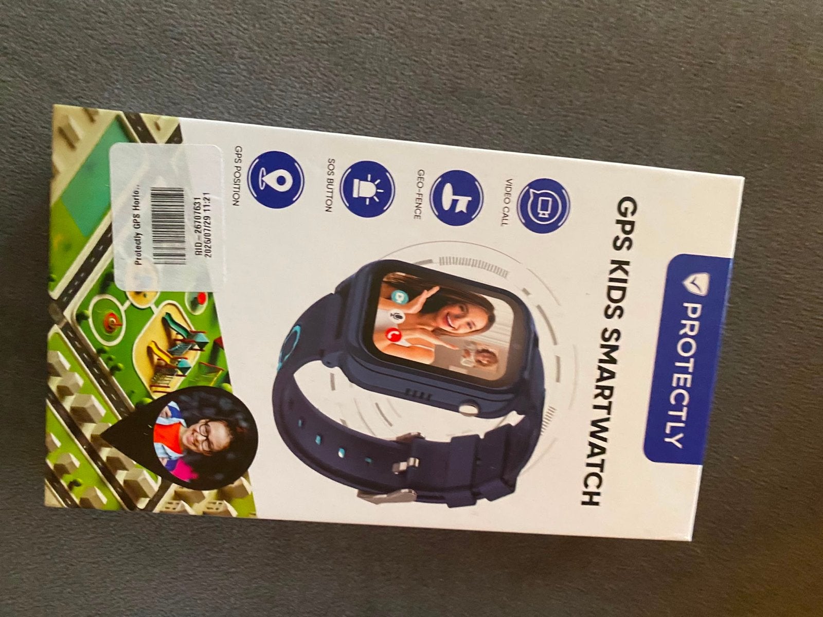 Nieuw Protectly GPS Kids Smartwatch - Veiligheid voor uw kin, Blauw, Jongen of Meisje, Nieuw, ?