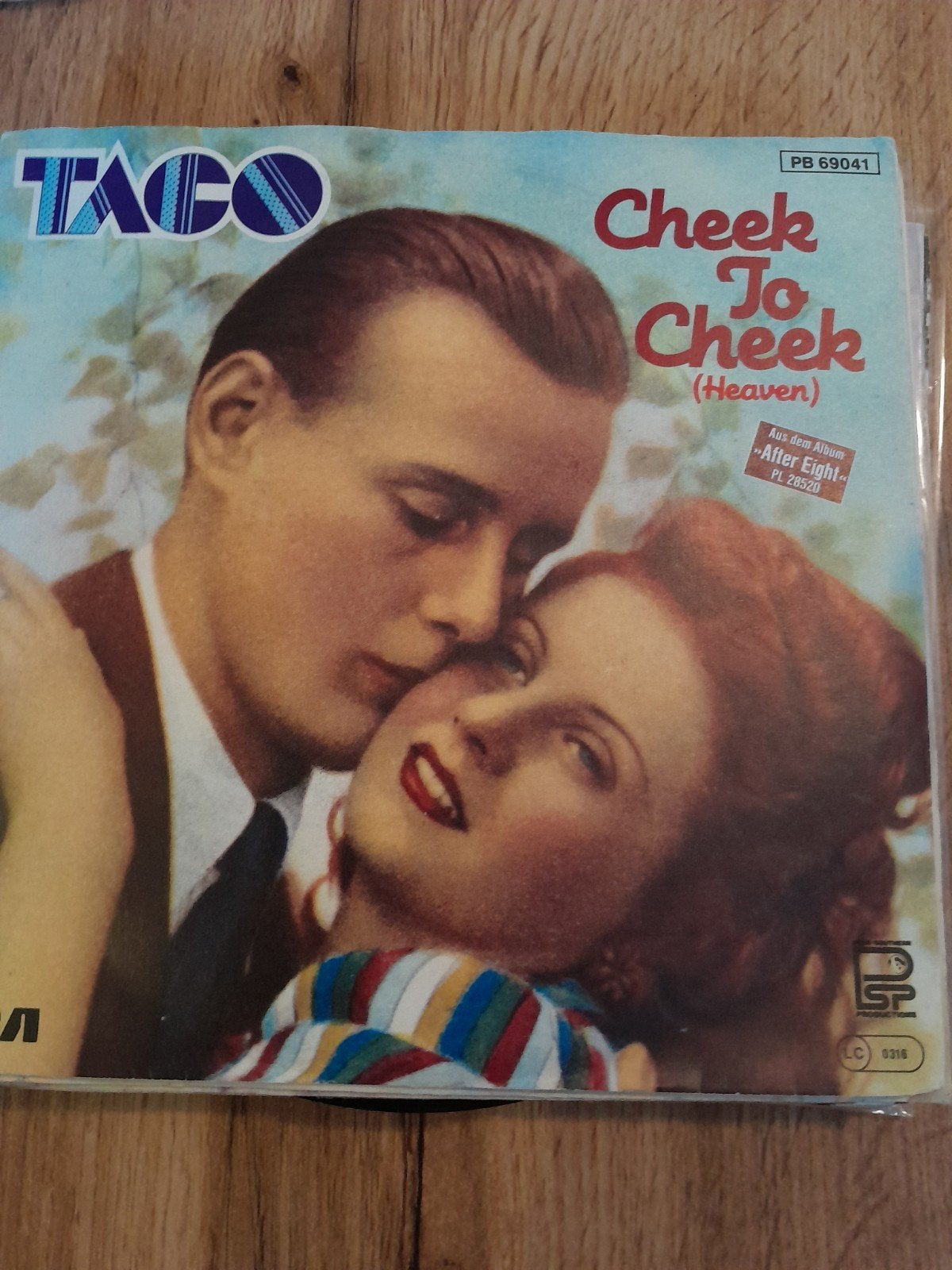 Taco 7 inch cheek to cheek, Cd's en Dvd's, Vinyl Singles, Ophalen of Verzenden, Zo goed als nieuw, Pop