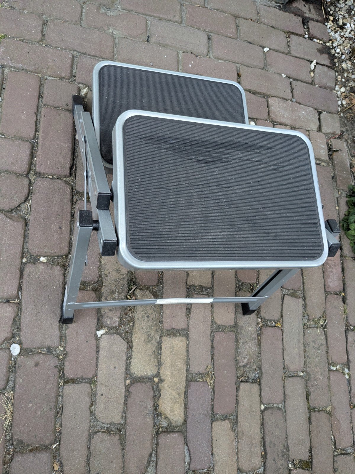Opstapje carvan/camper inklapbaar, Caravans en Kamperen, Ophalen, Campingtafel