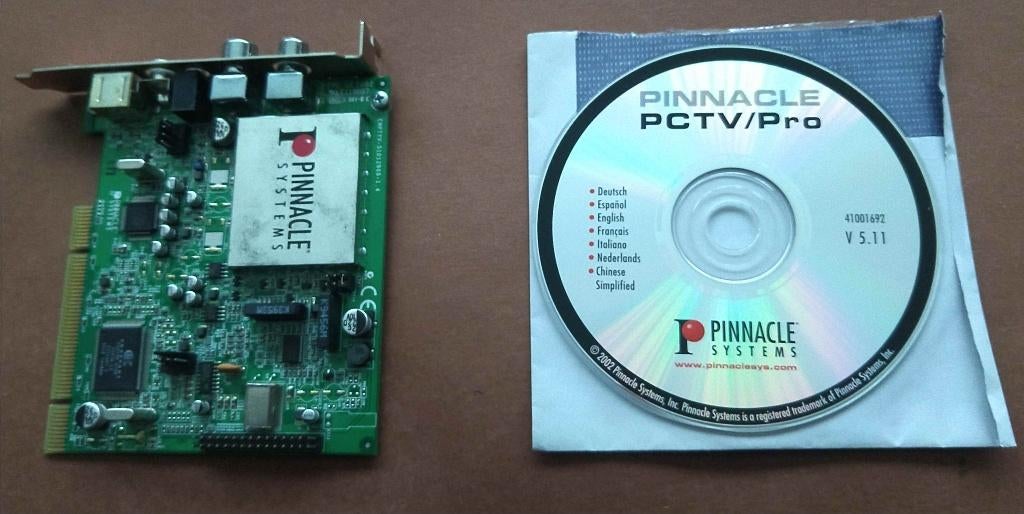 Pinnacle PCTV/PRO TV Kaart, Computers en Software, Capture cards, Ophalen of Verzenden
