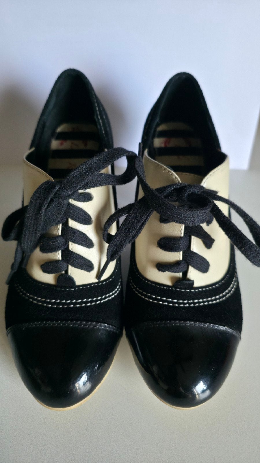 Lola Ramona retro damesschoenen maat 37, Ophalen of Verzenden, Zo goed als nieuw, Zwart, Pumps