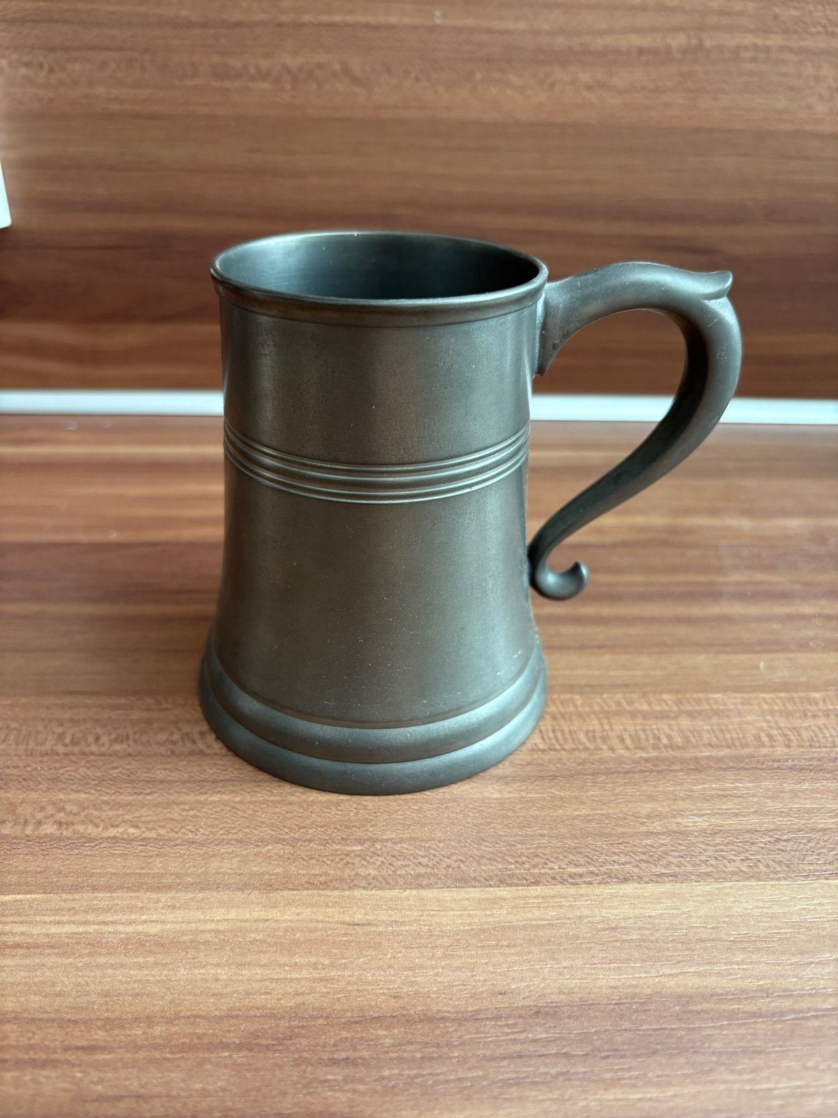 Vintage tinnen bierpul / mok, Antiek en Kunst, Ophalen of Verzenden