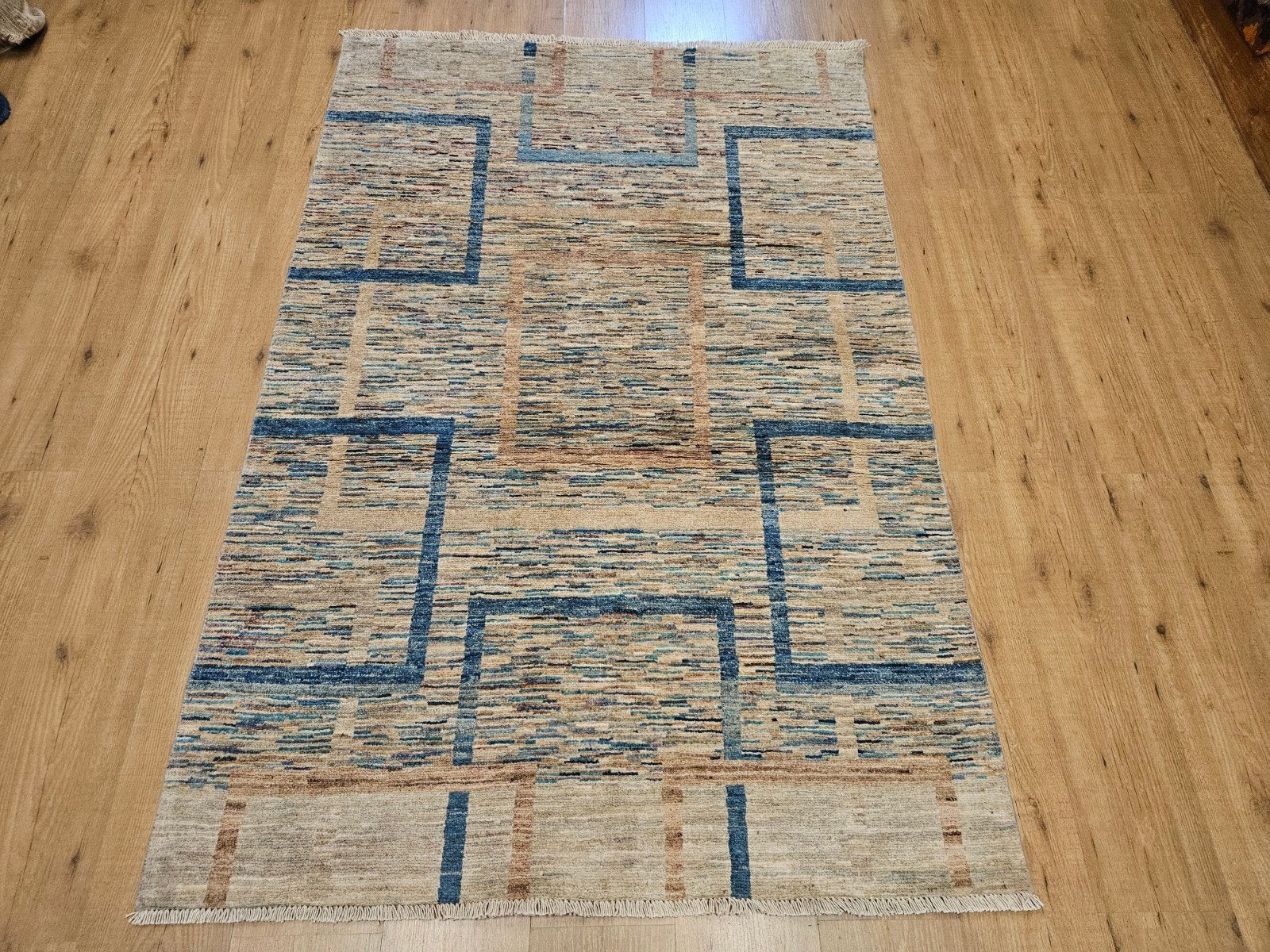 Handgeknoopt oosters tapijt modern design 179x120, Info@SlatsAntiek.nl, 100 tot 150 cm, Perzisch, Vof Slats Antiek