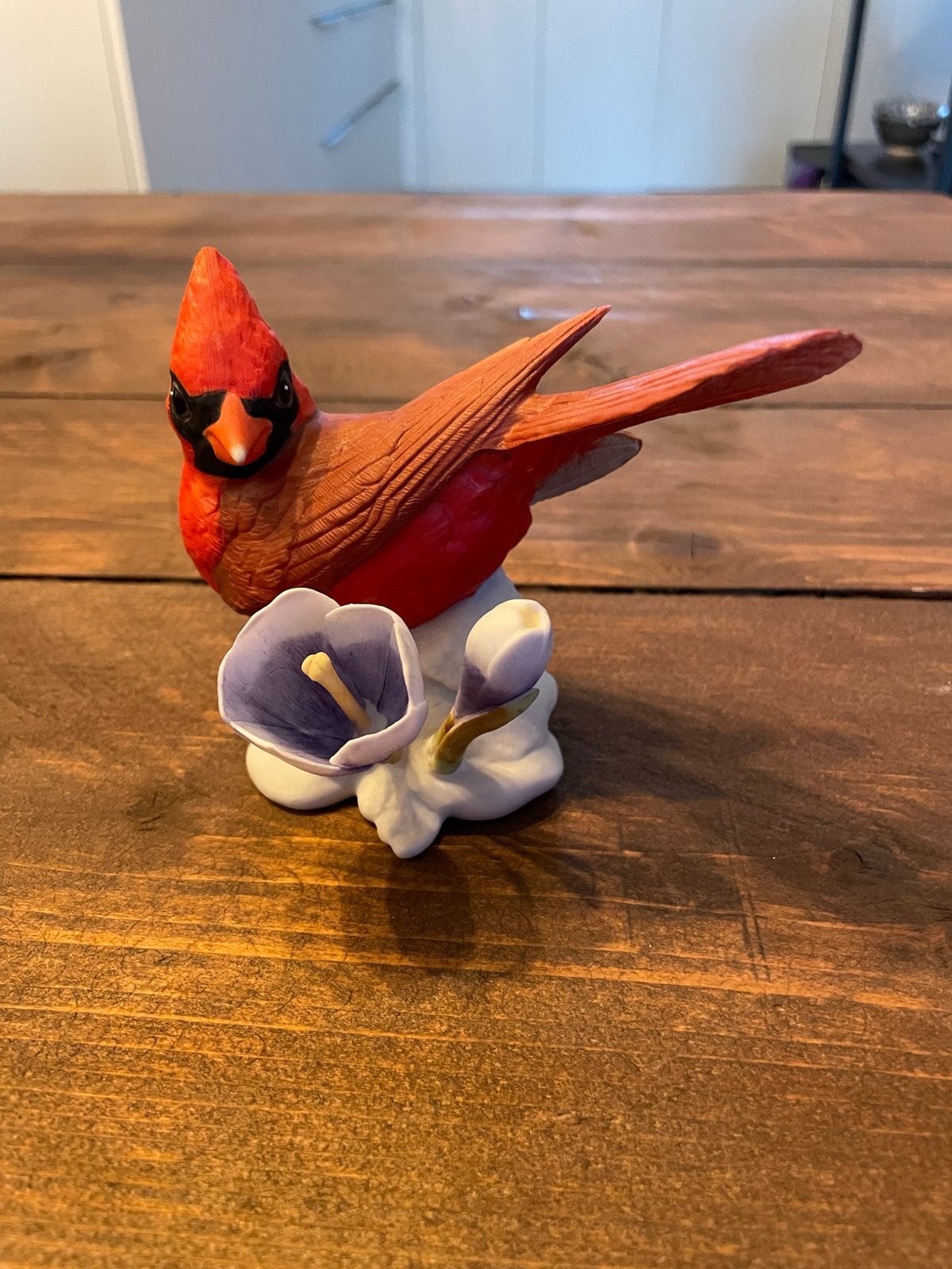 Franklin Mint Porseleinen Kardinaal Vogelbeeldje, Ophalen, Zo goed als nieuw, Dier