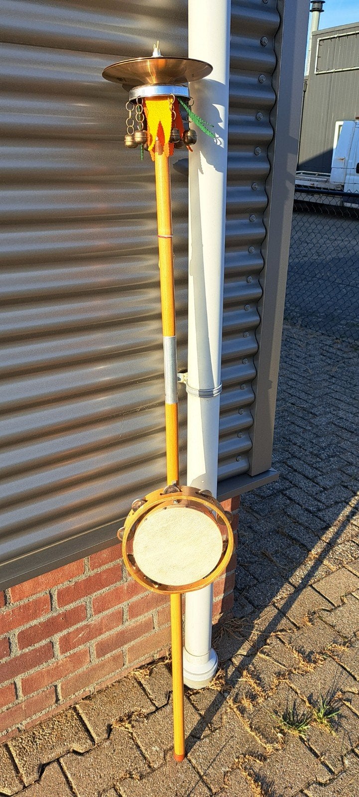 Teufelsgeige Bumbass - Uniek Percussie-instrument, Muziek en Instrumenten, Percussie, Ophalen of Verzenden, Zo goed als nieuw